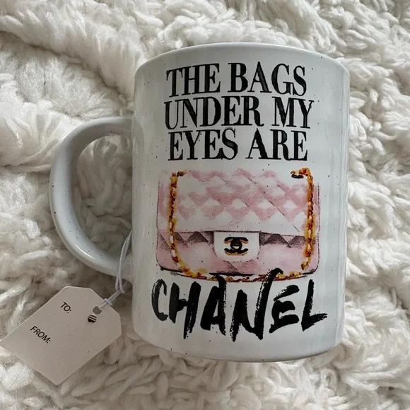 🌺 The Bags under my Eyes are Chanel Coffee Mug ☕️ - Picture 1 of 4